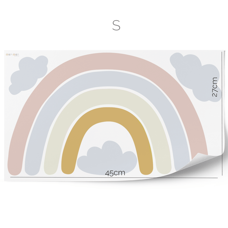 Rainbow magic wall sticker
