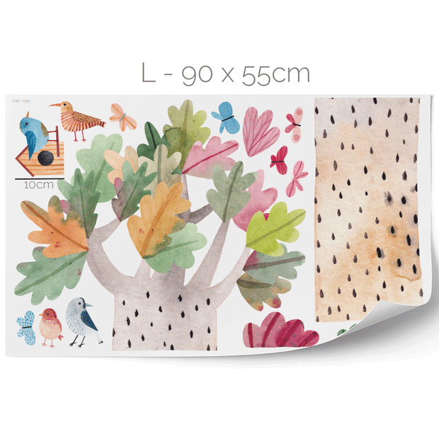 Tree wall stickers - Enchanted forest