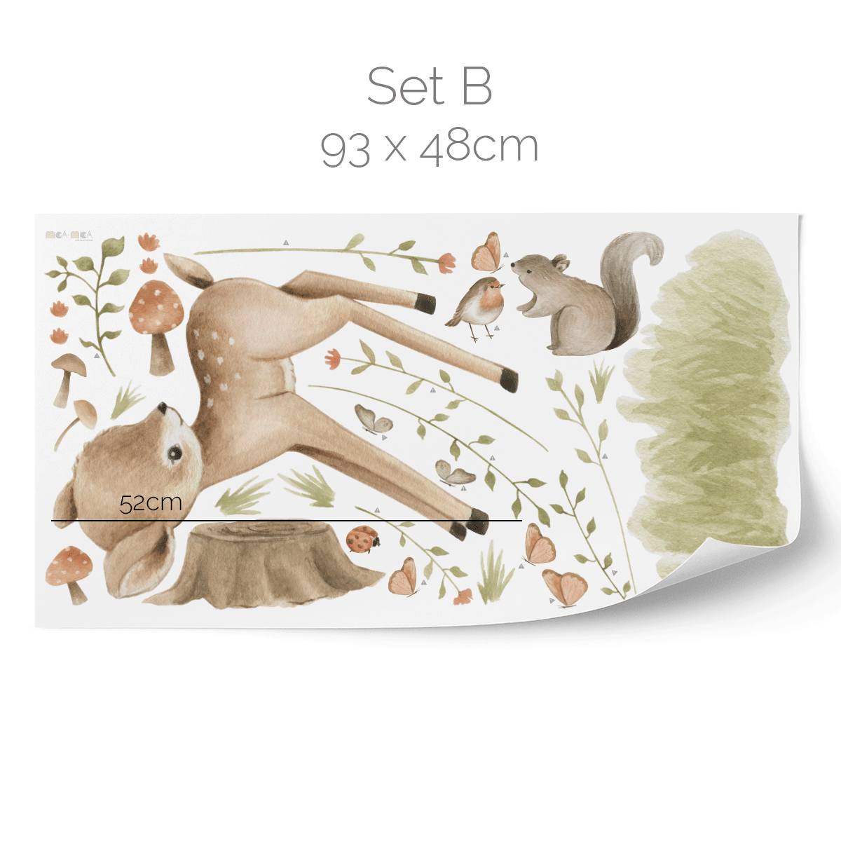 Wall stickers - Deer & Forest animals
