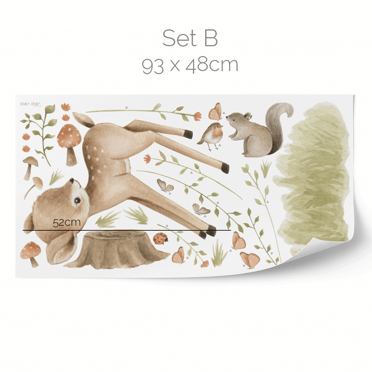 Wall stickers - Deer & Forest animals