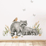 Woodland wall stickers - Magical forest - raccoons