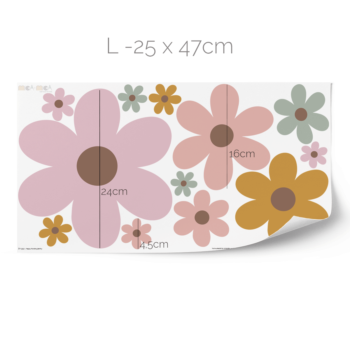 Flower garden stickers