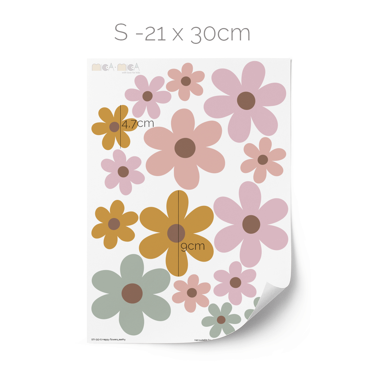 Flower garden stickers