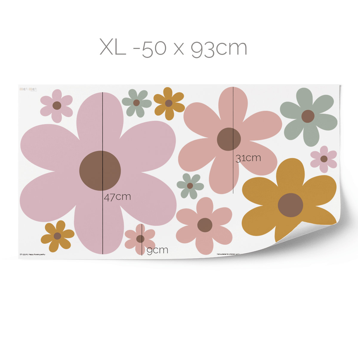 Flower garden stickers