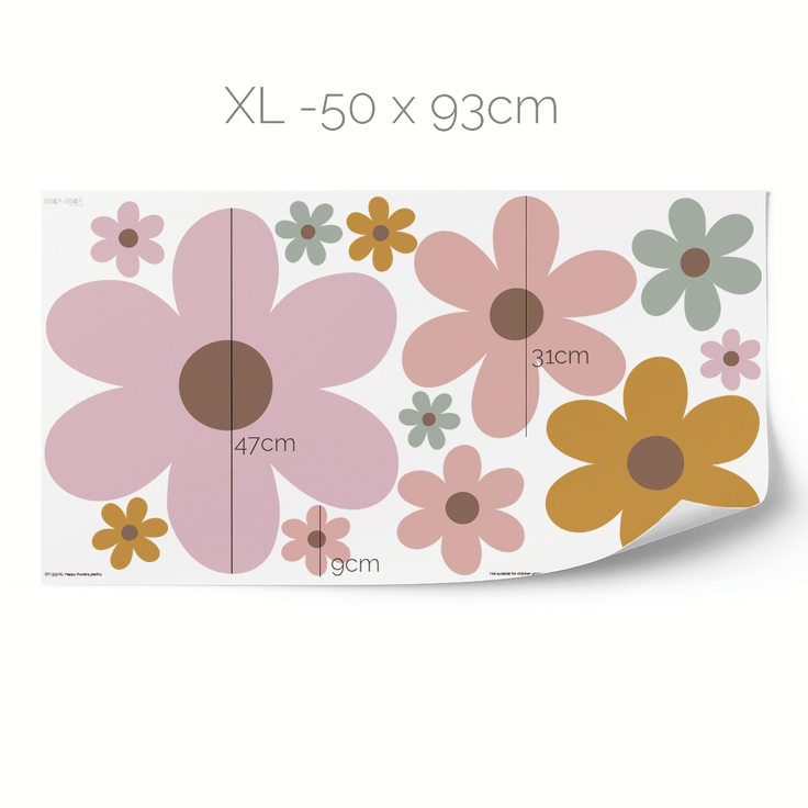 Flower garden stickers