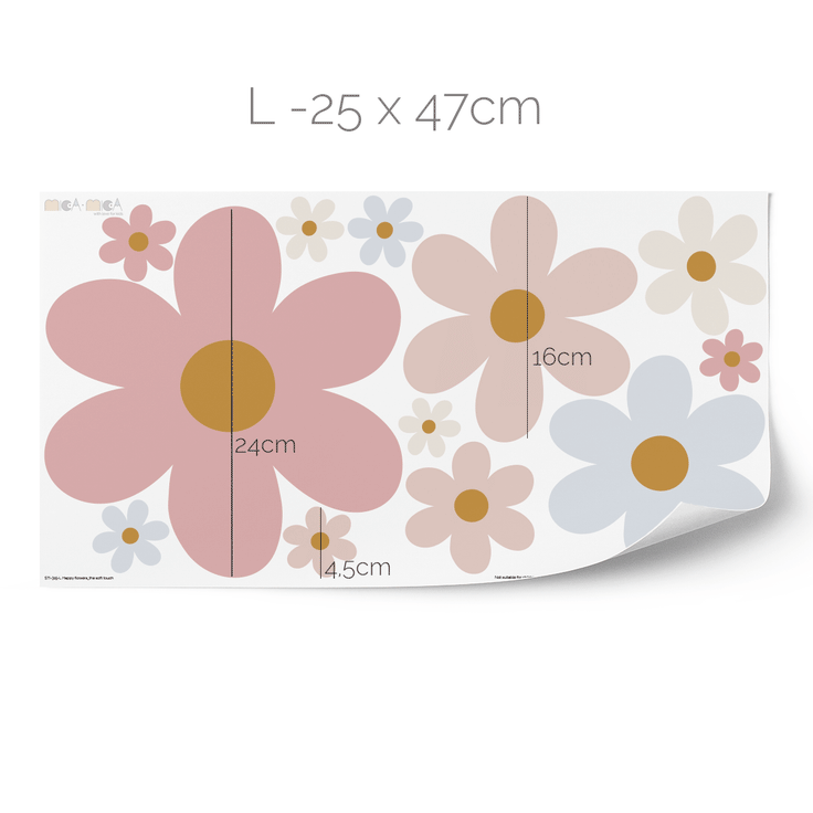 Flower Happy blooms stickers
