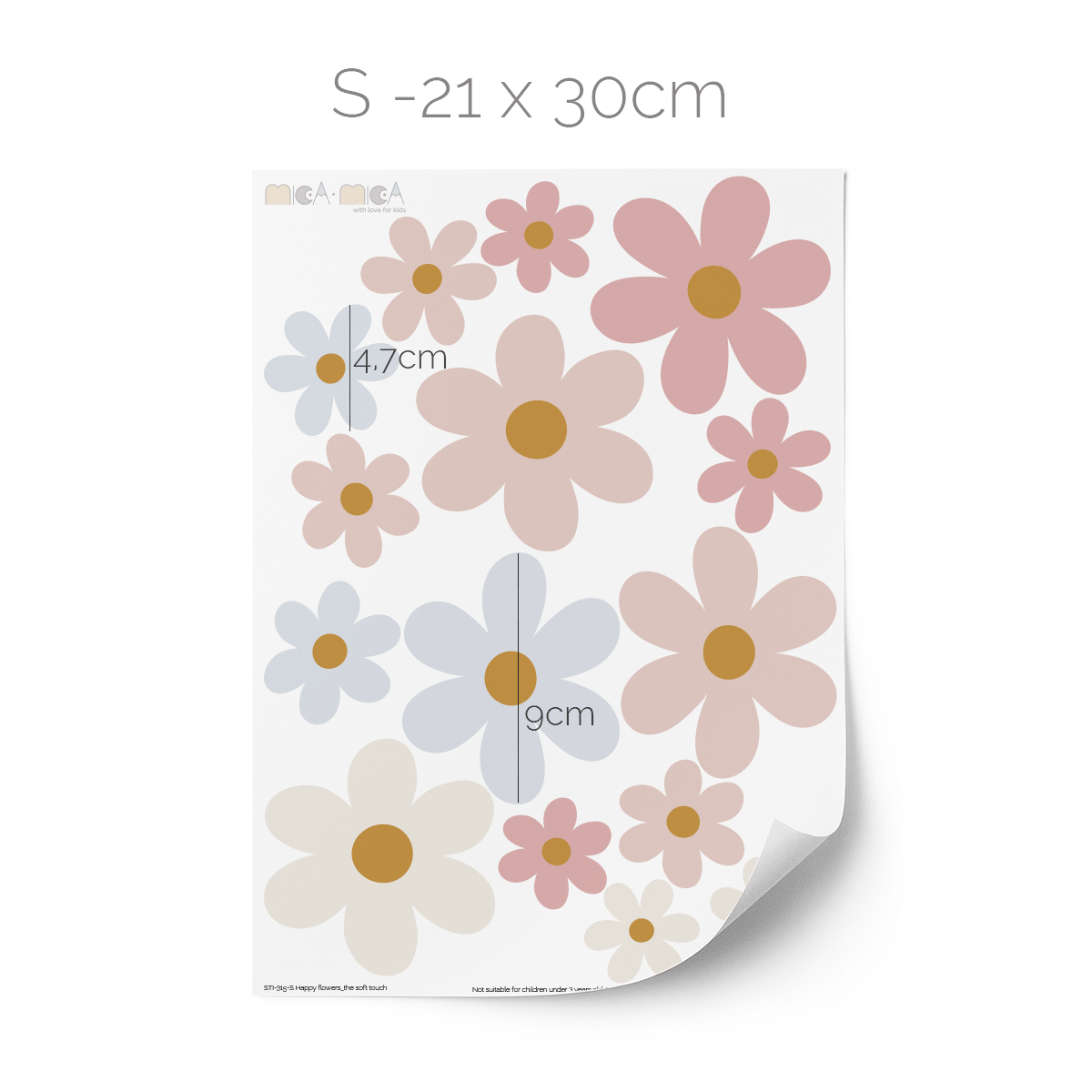 Flower Happy blooms stickers