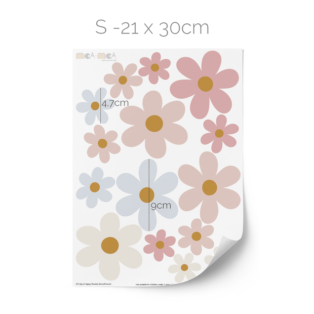 Flower Happy blooms stickers