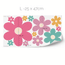Flower cheerful stickers