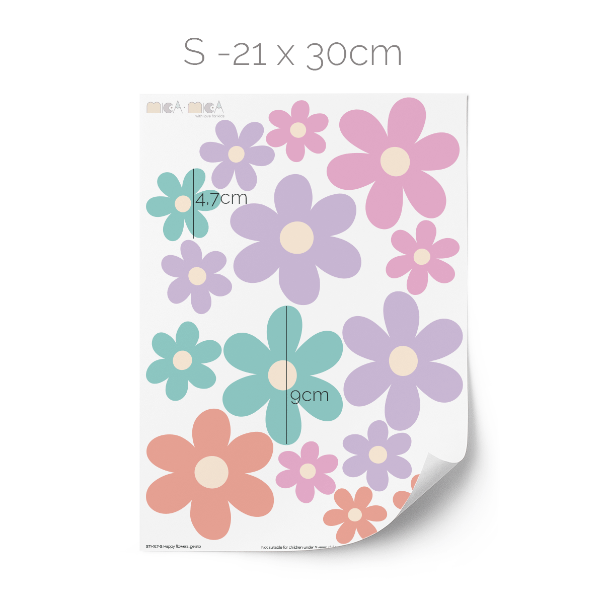 Flower joy stickers