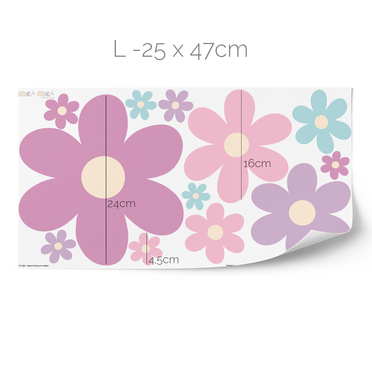 Flower blooms stickers