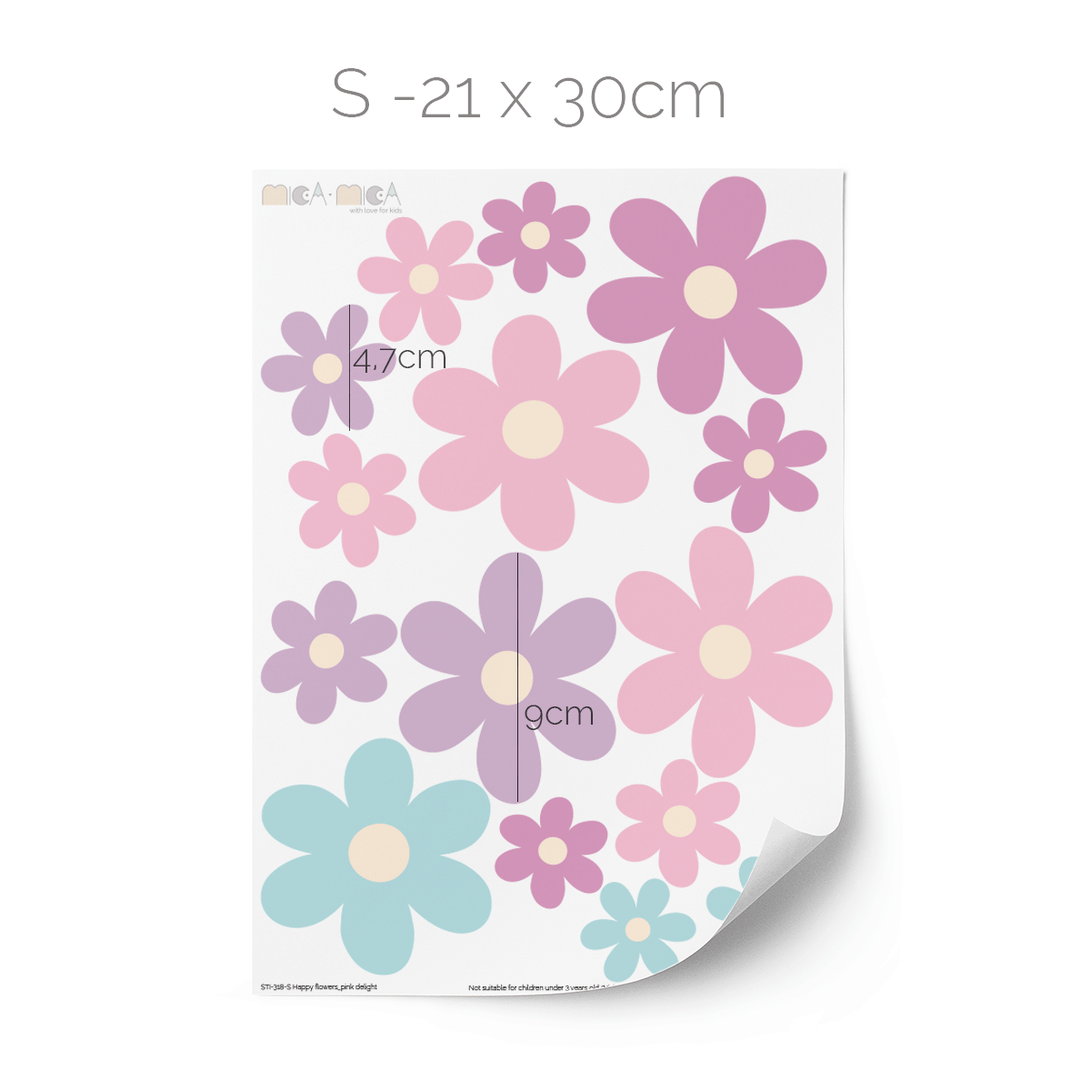 Flower blooms stickers