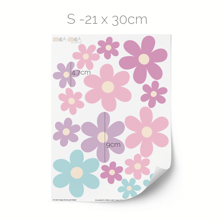 Flower blooms stickers