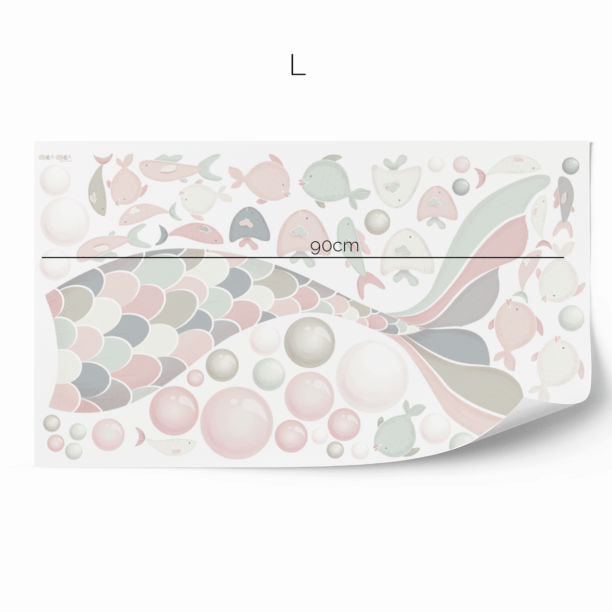 Wall stickers - Mermaid tail