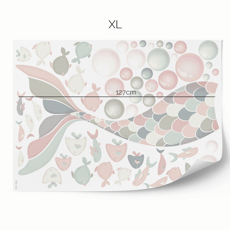 Wall stickers - Mermaid tail