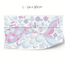 Cheeky mermaid tail wall stickers - Pink & Blue Splash