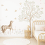Wall stickers - Tree with flower meadow