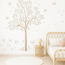 Wall stickers - Tree with flower meadow