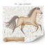 Wall stickers - Running horse in flower meadow