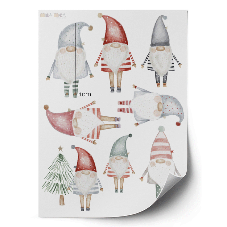 Christmas Gnomes stickers