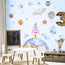 Wall sticker -  Planets and rocket