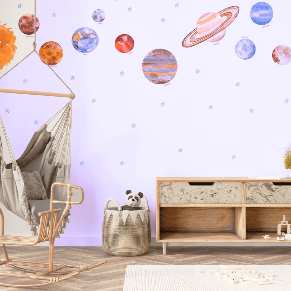 Wall sticker - Solar system & planets