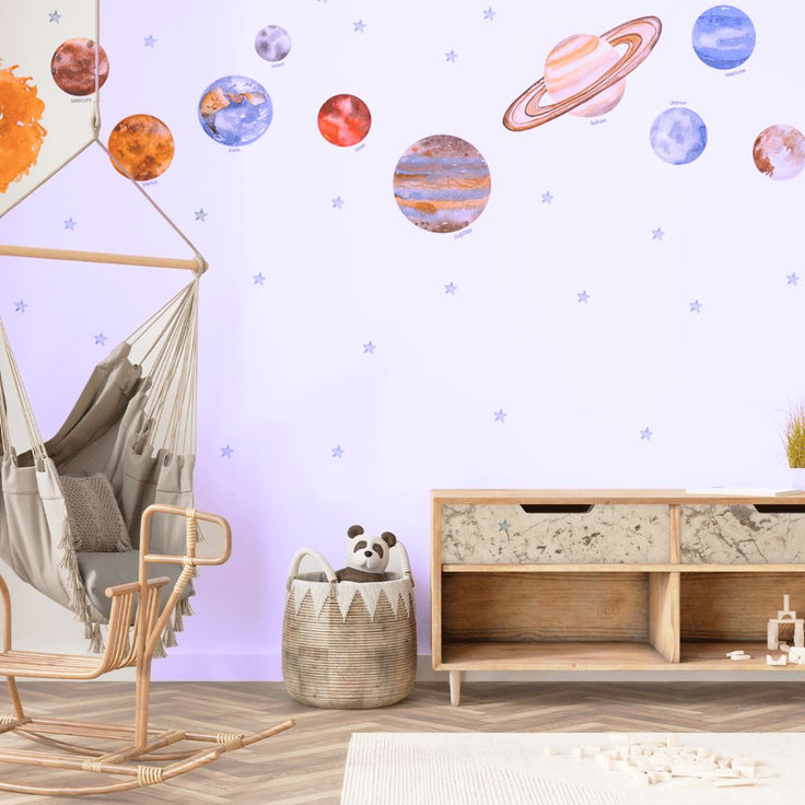 Wall sticker - Solar system & planets