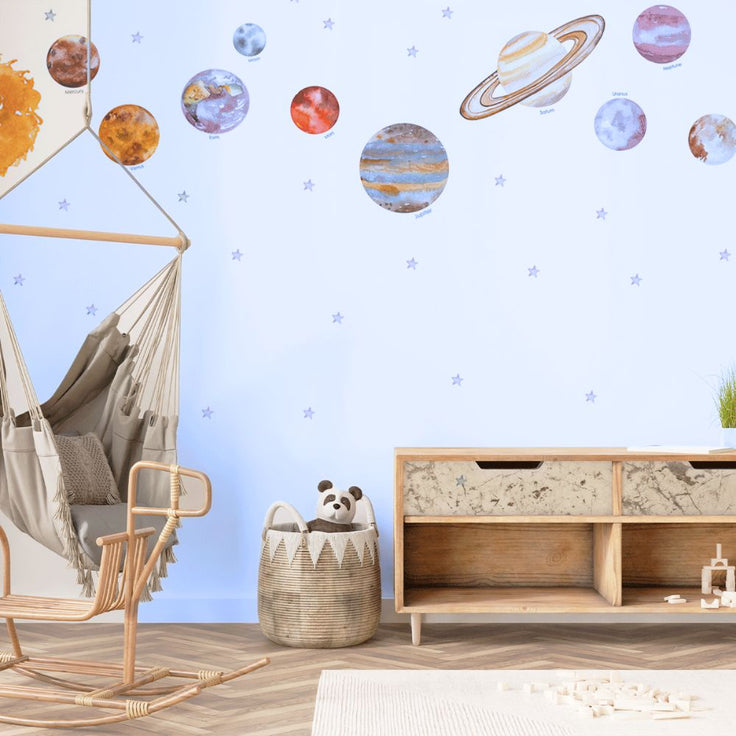 Wall sticker - Solar system & planets