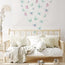 kids bedroom wall stickers, nursery wall stickers, wall stickers, wall decal , wall tattoo, colourful butterflies wall sticker, butterflies wall sticker, girls wall sticker, wall stickers with butterflies, scandinavian wall stickers, kids bedroom ideas, nursery ideas, nordic wall stickers, wall decor ideas