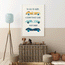 To go to sleep I count race cars - Fine Art Print