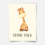 Character animals - Giraffe Fine Art Print
