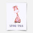 Character animals - Giraffe Fine Art Print