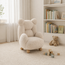 Children's Armchair in Soft Lamb Wool — Bear Design