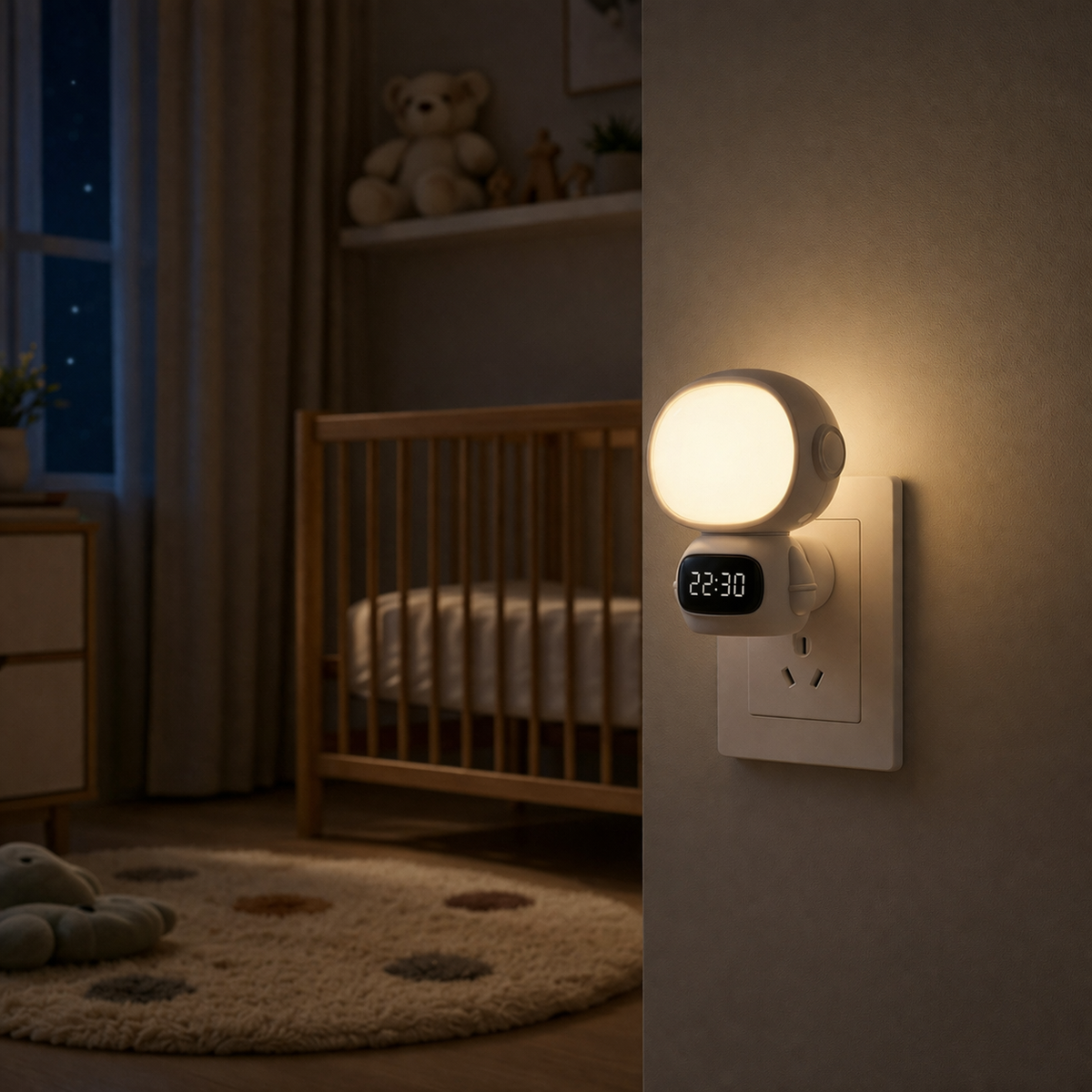 Astronaut Kids Night Light — Timer & Adjustable Brightness