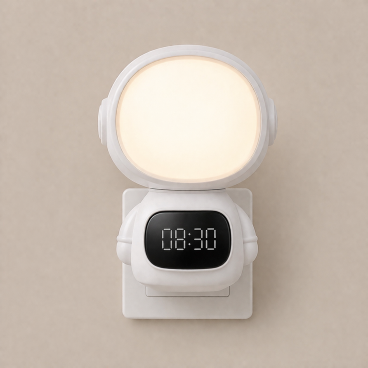 Astronaut Kids Night Light — Timer & Adjustable Brightness