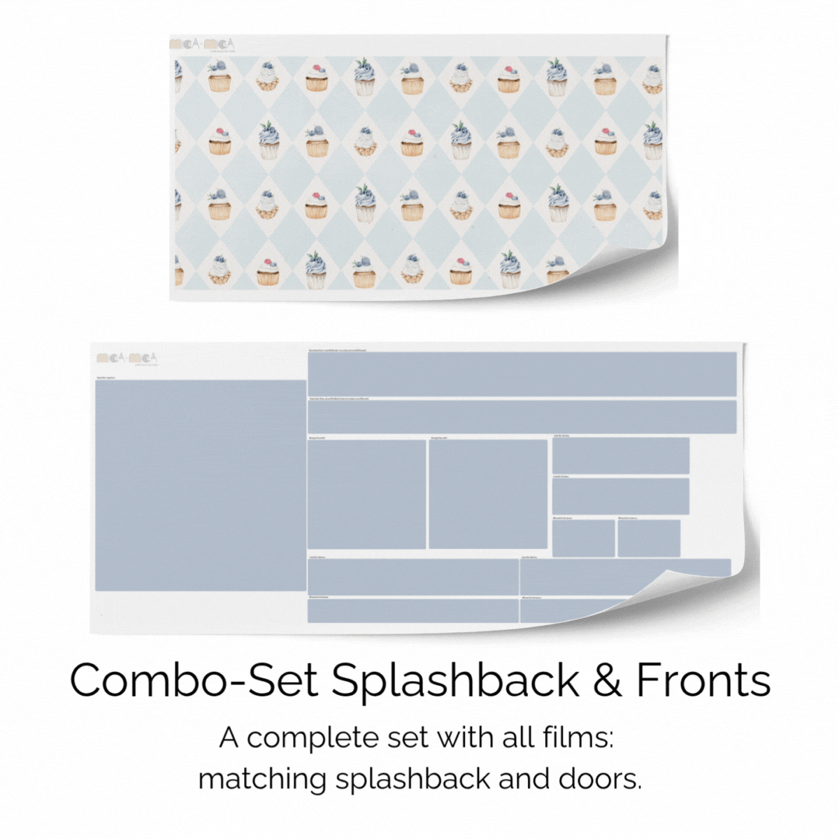 Sticker set - Delightful cupcakes