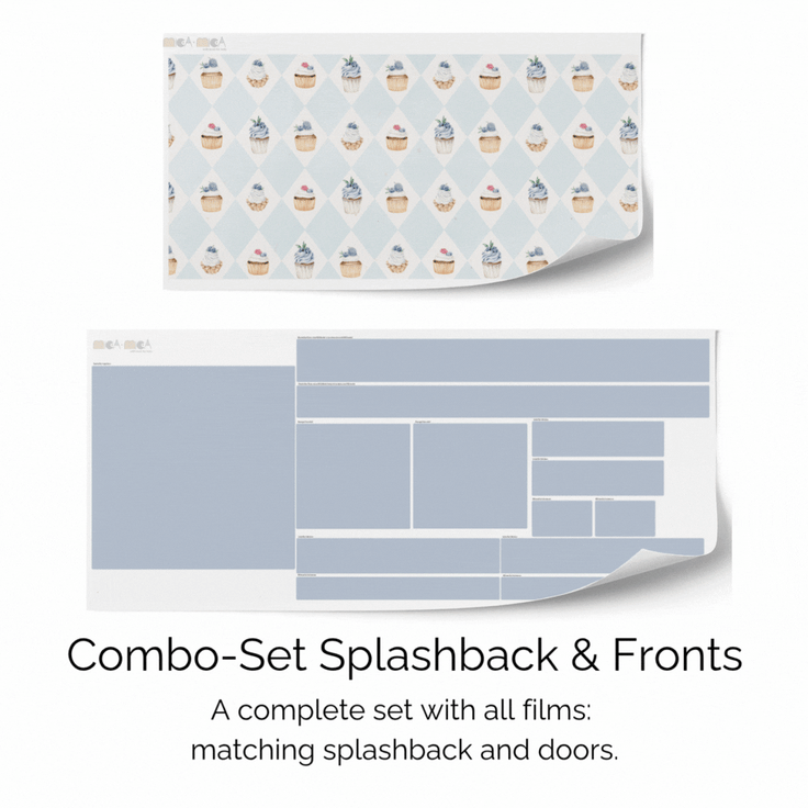 Sticker set - Delightful cupcakes