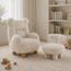 Children’s Pouf in Soft Lamb Wool