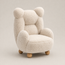 Children's Armchair in Soft Lamb Wool — Bear Design