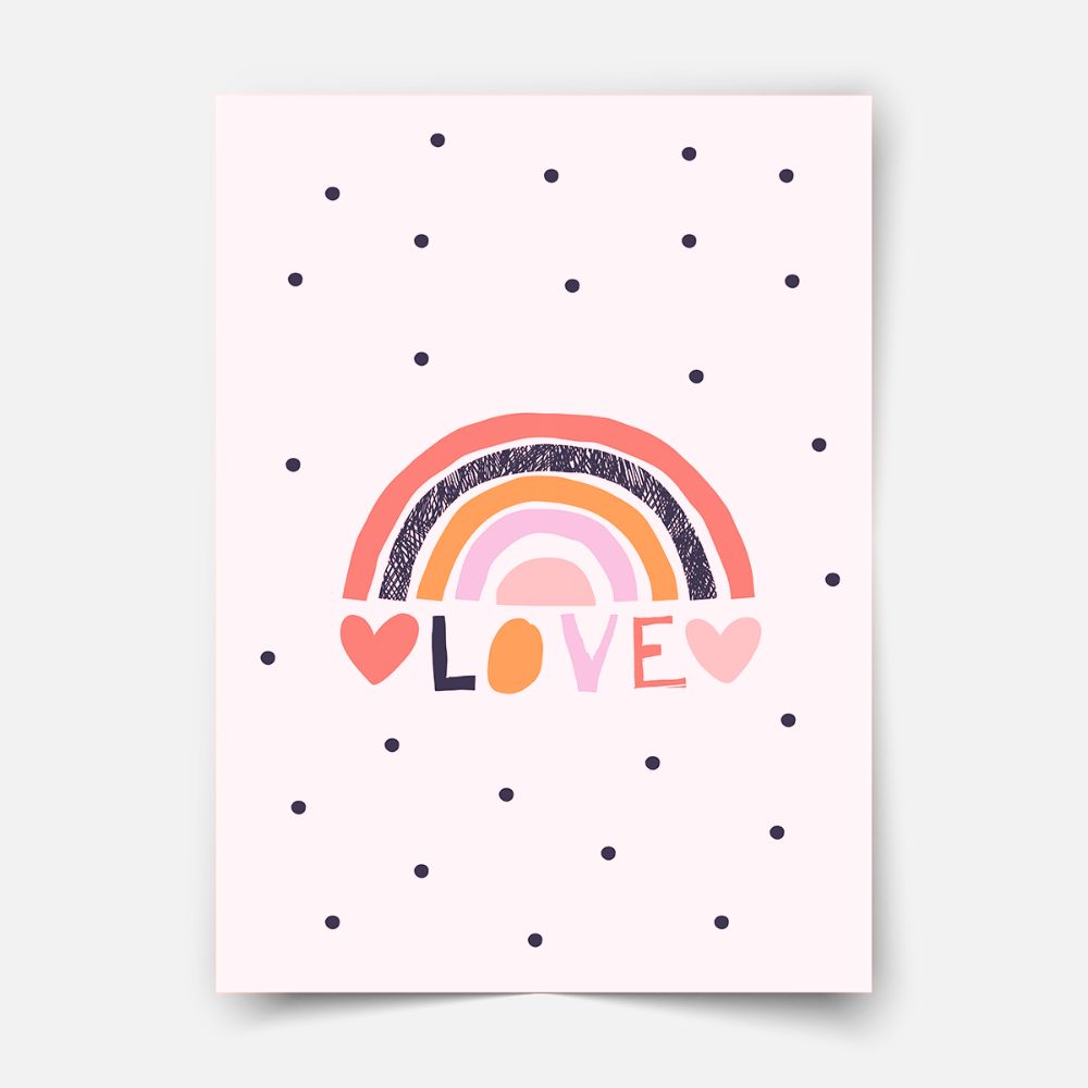 Love rainbow - Fine Art Print