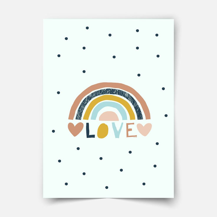 Love rainbow - Fine Art Print