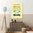 To go to sleep I count race cars - Fine Art Print