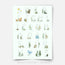 Woodland print - Magical forest - Alphabet