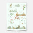 Woodland print - Magical forest - Numbers