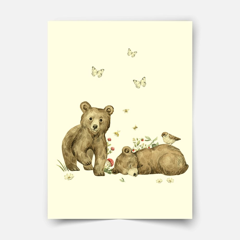 Magical forest - Bears print