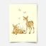 Magical forest - Deer print
