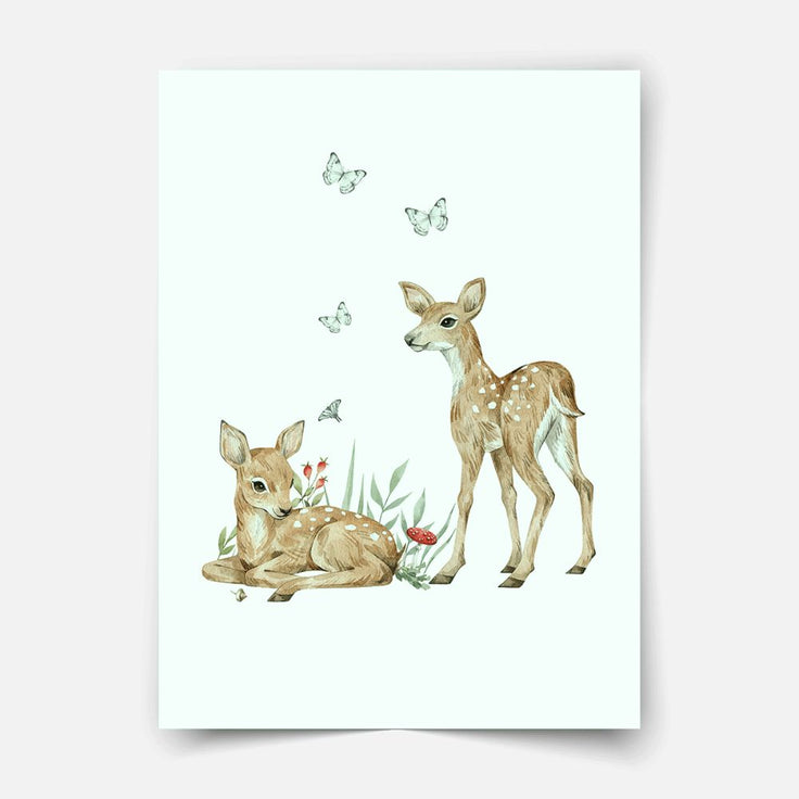 Magical forest - Deer print