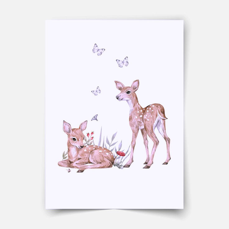 Magical forest - Deer print