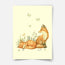 Magical forest - Foxes print