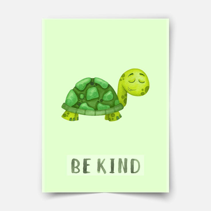 Character animals - Turtle Fine Art Print